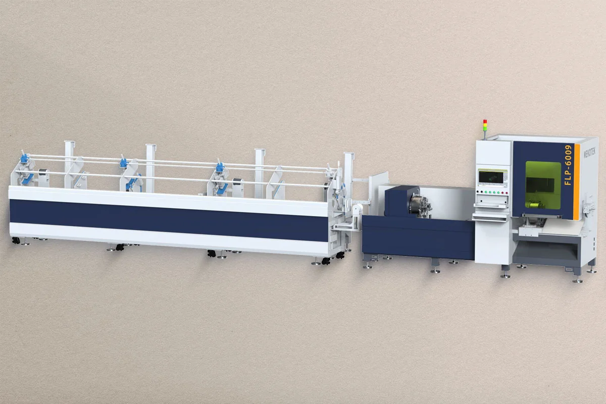 Mekotek FLP 6009 automatic pipe and profile fiber laser cutting machine for thin-wall tube