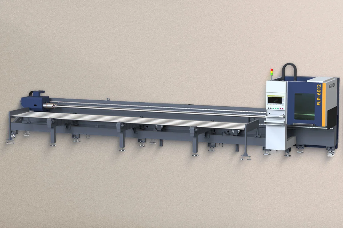 Mekotek FLP 6012 C compact pipe and profile fiber laser cutting machine
