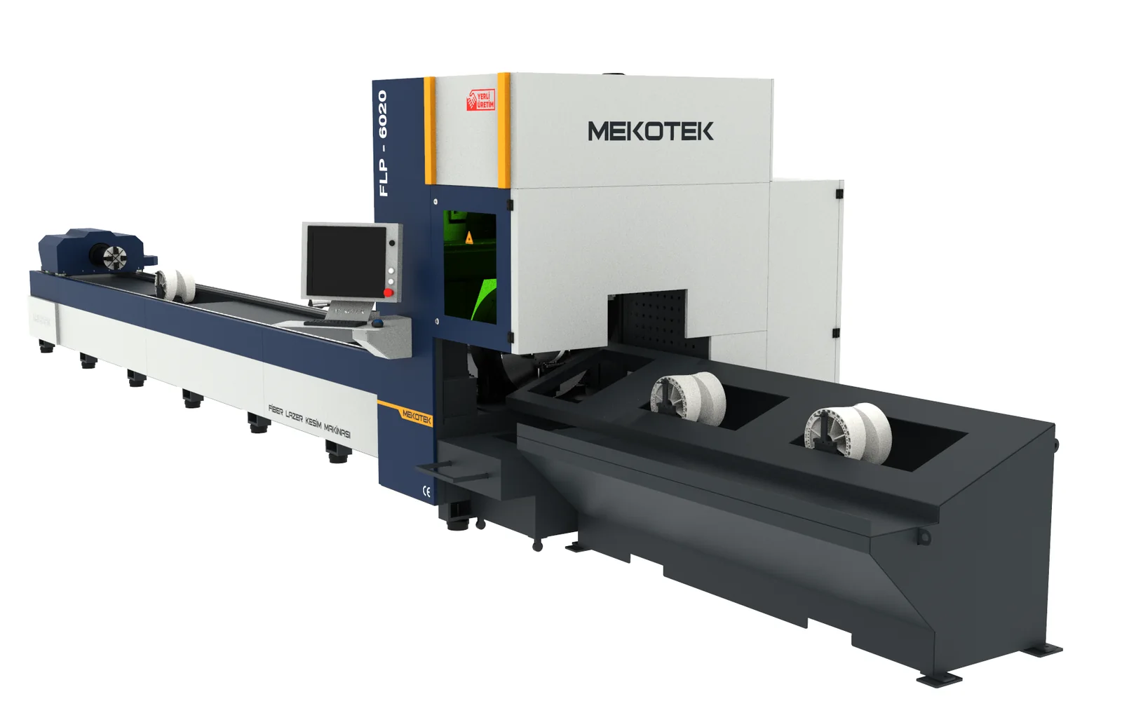 Mekotek FLP 6020 dedicated pipe and profile fiber laser cutting machine